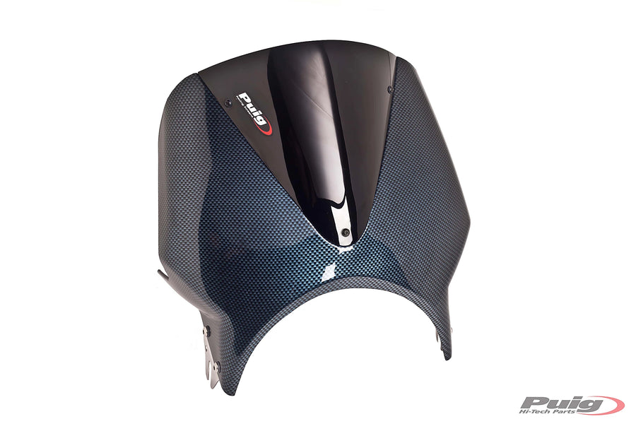 KAWASAKI W 230 [2025] - Vision Windschild | Carbon-Optik / Schwarz | PUIG 003CN