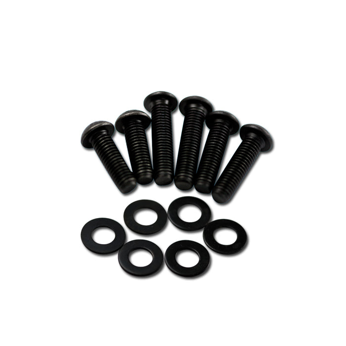 Scheinwerfer-Schrauben-Set – 12-teilig, schwarz