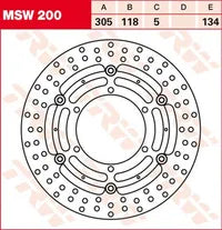 Bmw K 1100 Lt [1990-1991, 1993-1994, 1995-1996, 1997-1998] - Flame-sarjan kelluva jarrulevy - kuva 7