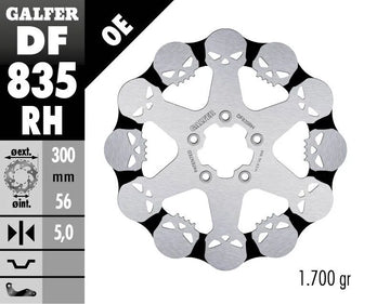 Harley-Davidson Xg 750 Street [2015] – Kiinteä jarrulevy Skull – Kuva 2