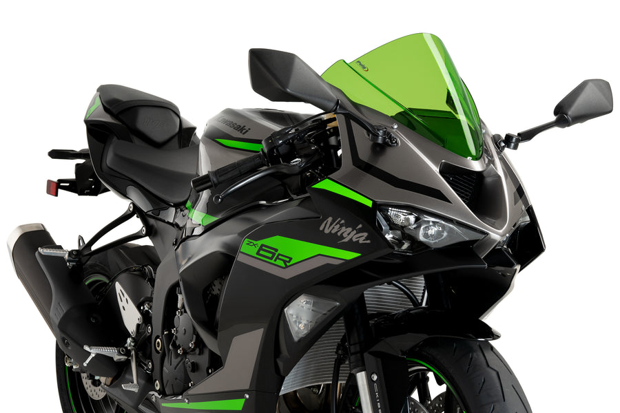 KAWASAKI ZX-6R NINJA [2025] – Z-Racing Scheibe – Schwarz