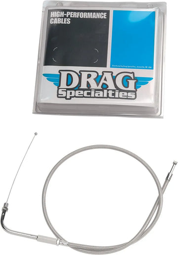 harley davidson flst [DRAG SPECIALTIES] – Stainless steel covered throttle cable - 0