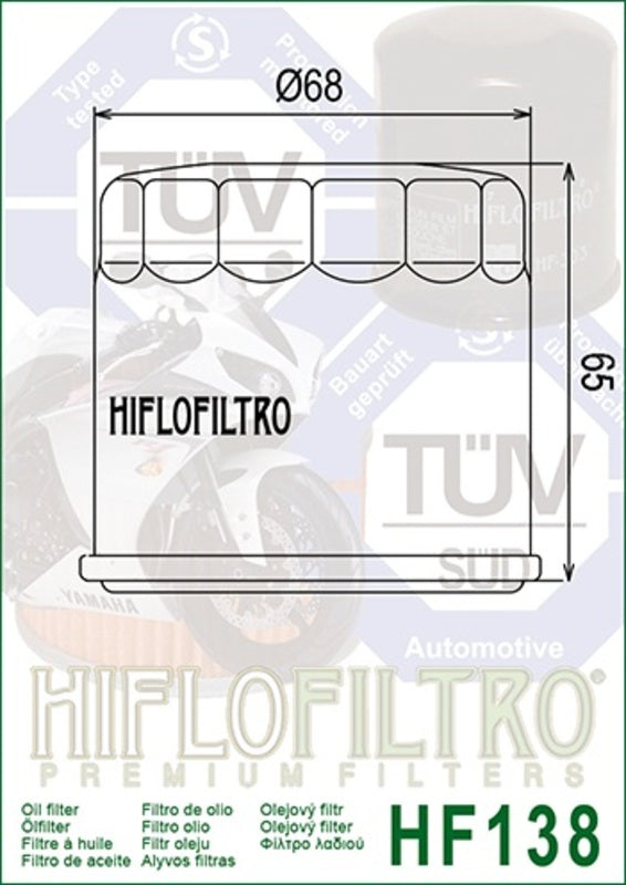 Suzuki GSX-R 1100 [HIFLOFILTRO] - Racing Ölfilter