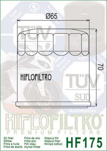 Intian päällikkö Dark Horse CHDH [hiflofiltro] - Öljysuodatin - 0