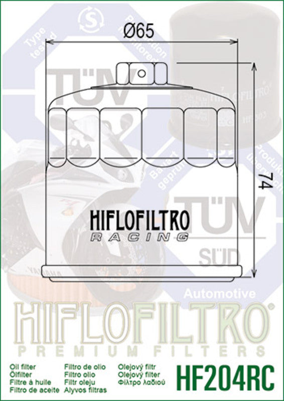 Honda NC 750 X RH09 [HIFLOFILTRO] - Racing Ölfilter