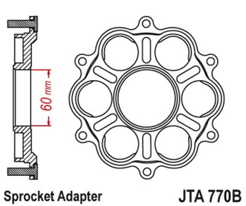Ducati Monster 1200 [JT SPROKETS] - Takaratasteline - 6 Silentbloc Ducati Panigale/Monster