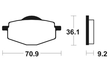 Yamaha XT 350 [Tecnium] - Organic brake pads - 0