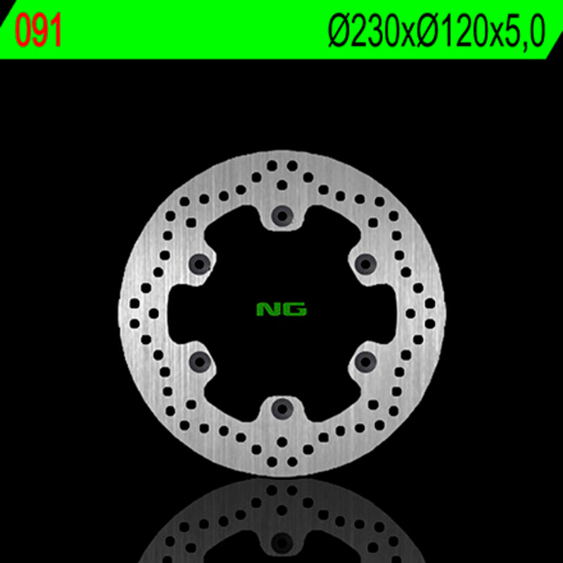 Kawasaki Kl 650 [NG BRAKE DISC] - pyöreä jäykkä jarrulevy