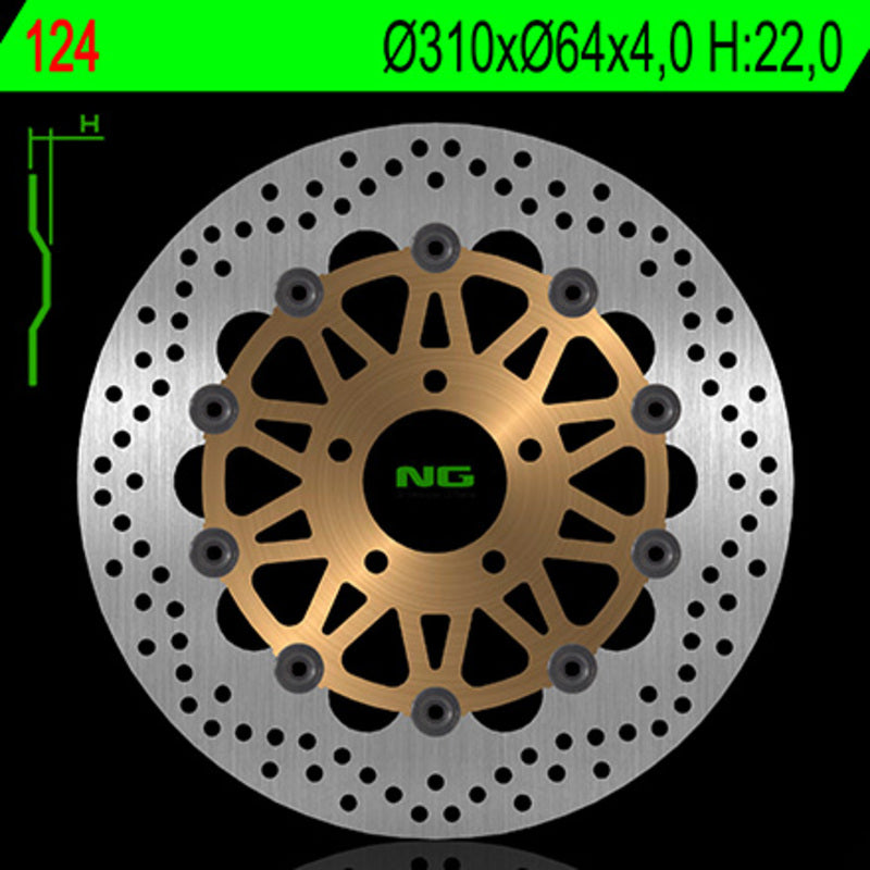 Suzuki Gsx-R [NG BRAKE DISC] - Bremsscheibe schwimmend rund