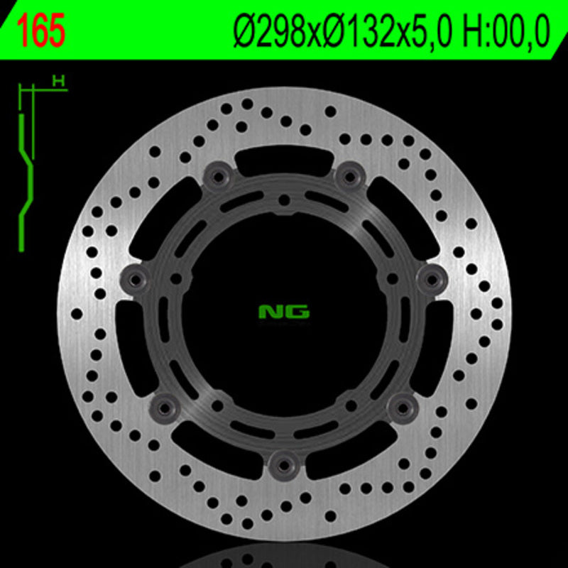 Yamaha Niken [NG BRAKE DISC] - pyöreä kelluva jarrulevy