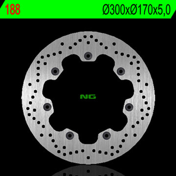Kawasaki Gpz 1100 [NG BRAKE DISC] - pyöreä jäykkä jarrulevy