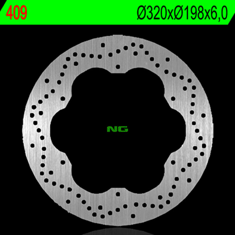 Yamaha Xj 6 [NG BRAKE DISC] - pyöreä jäykkä jarrulevy