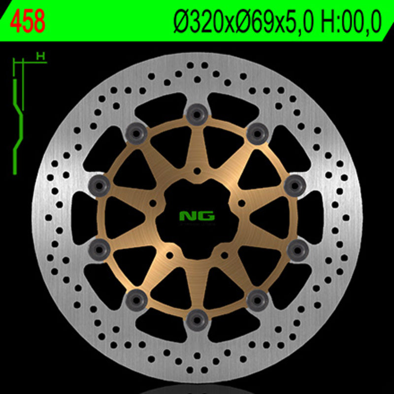 Suzuki Gsx-R 600 [NG BRAKE DISC] - Bremsscheibe schwimmend rund