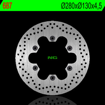 Kawasaki Er 5 [NG BRAKE DISC] - pyöreä jäykkä jarrulevy