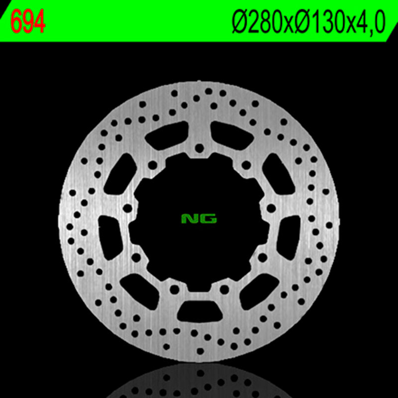 Kawasaki Kl 650 [NG BRAKE DISC] - pyöreä jäykkä jarrulevy