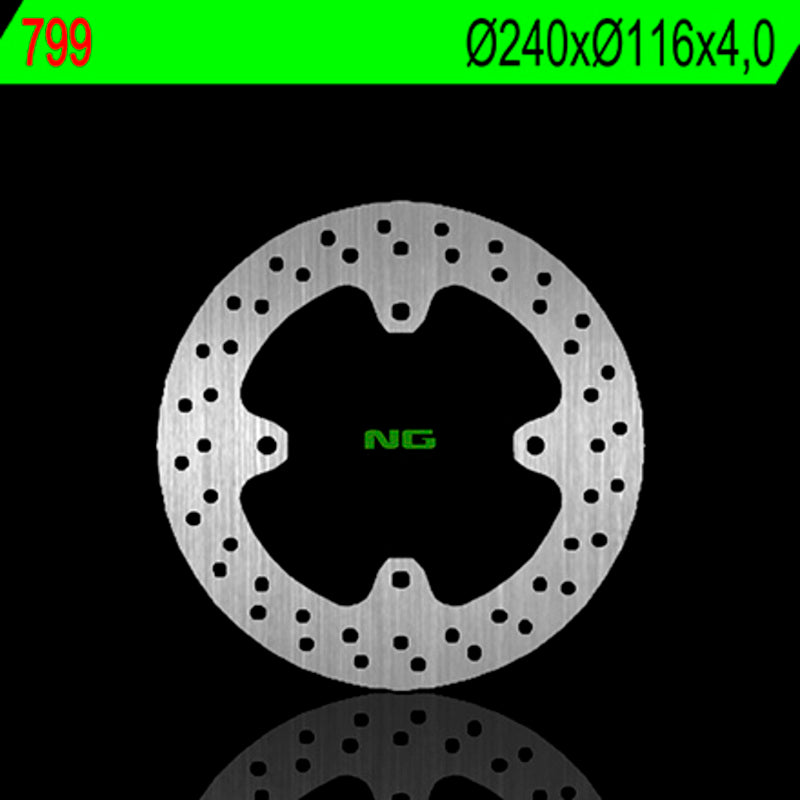 Kawasaki Kx 250 [NG BRAKE DISC] - pyöreä jäykkä jarrulevy