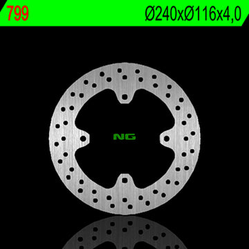 Kawasaki Kx 250 [NG BRAKE DISC] - pyöreä jäykkä jarrulevy