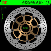 Default Title Aprilia Sl 1000 Falco Pa [NG BRAKE DISC] - Bremsscheibe schwimmend rund