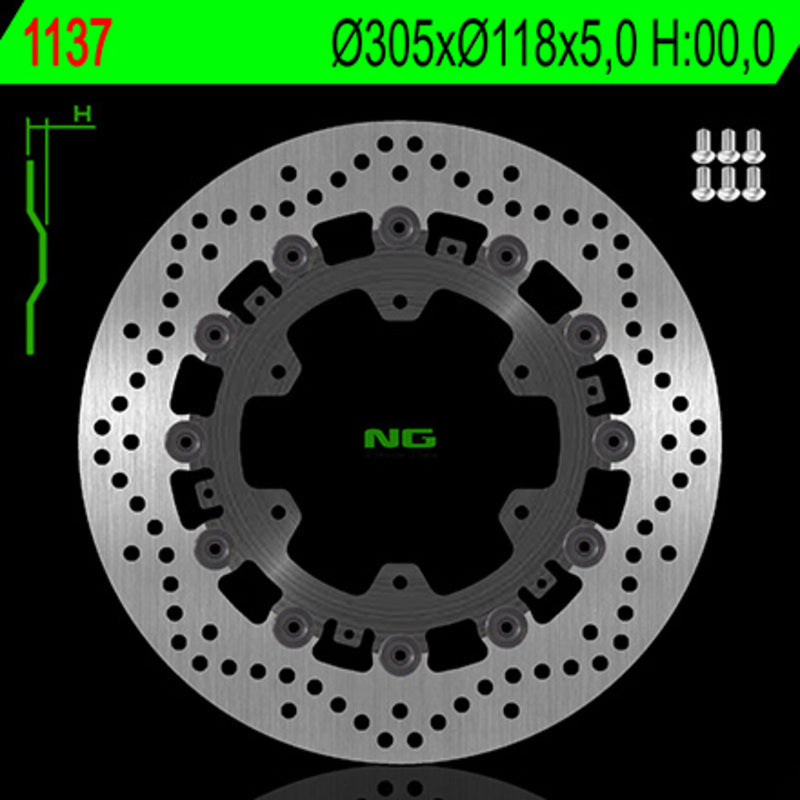 Bmw R 1100 Rt 259 [NG BRAKE DISC] - Bremsscheibe schwimmend rund