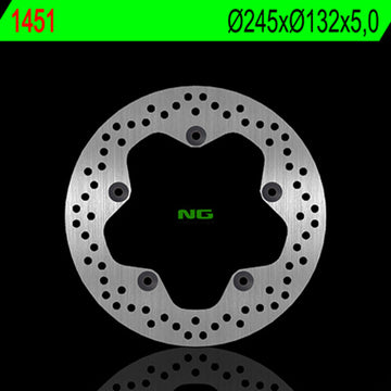 Yamaha Ténéré 700 [NG BRAKE DISC] - round rigid brake disc