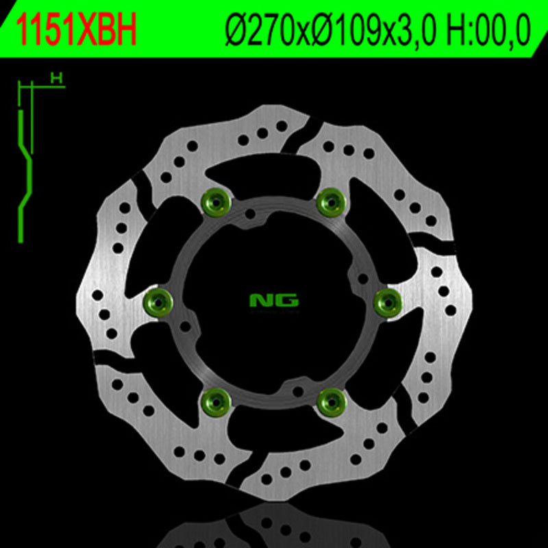 Husqvarna Te 449 A6 [NG BRAKE DISC] - Wave kelluva jarrulevy