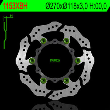 Yamaha Yz 426 [NG BRAKE DISC] - Wave kelluva jarrulevy