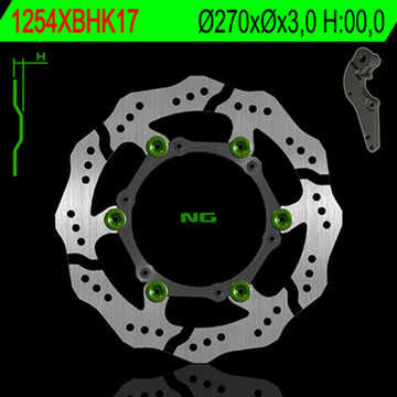 Ktm Sx 250 [NG BRAKE DISC] - Wave kelluva jarrulevy