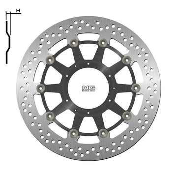 Honda Varadero Xl 1000 [NG BRAKE DISC] - pyöreä kelluva jarrulevy