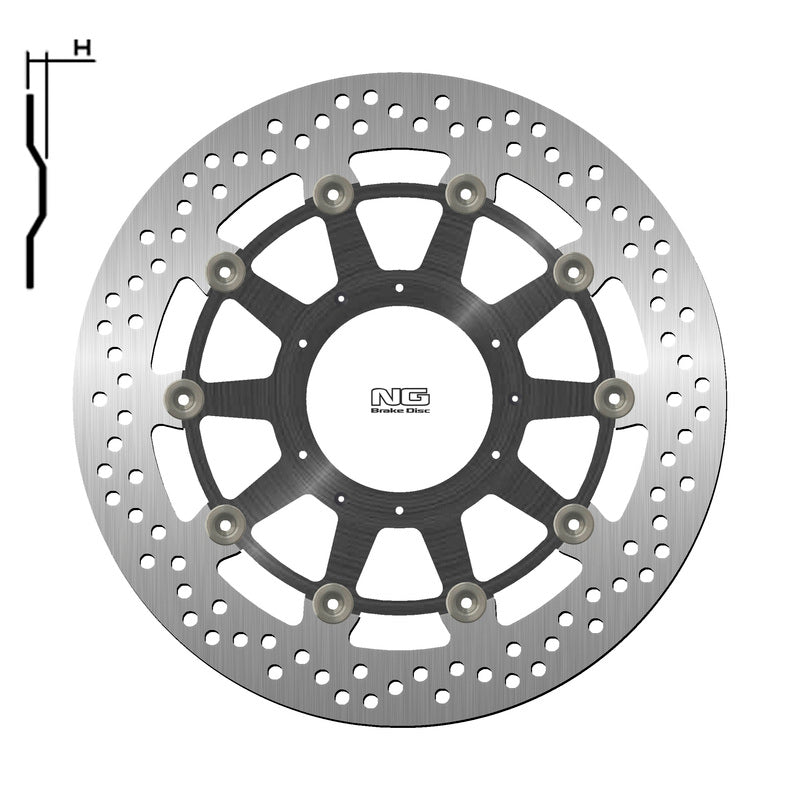 Honda XL 1000 [NG BRAKE DISC] - pyöreä kelluva jarrulevy