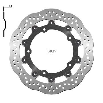 Kawasaki Z 650 [NG BRAKE DISC] - Wave kelluva jarrulevy