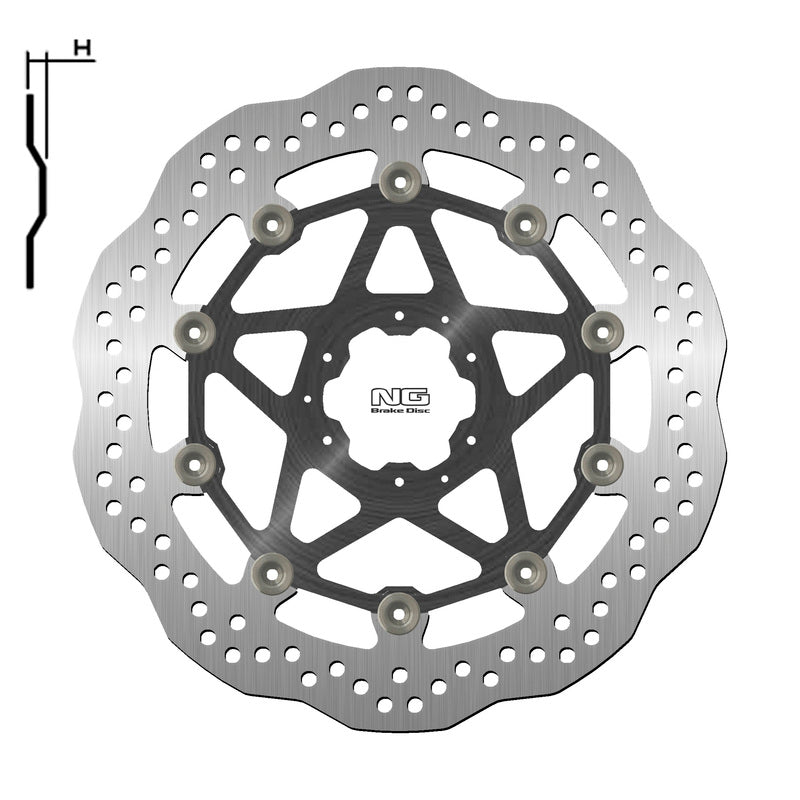 Honda Crf 1000 Africa Twin [NG BRAKE DISC] - Wave kelluva jarrulevy