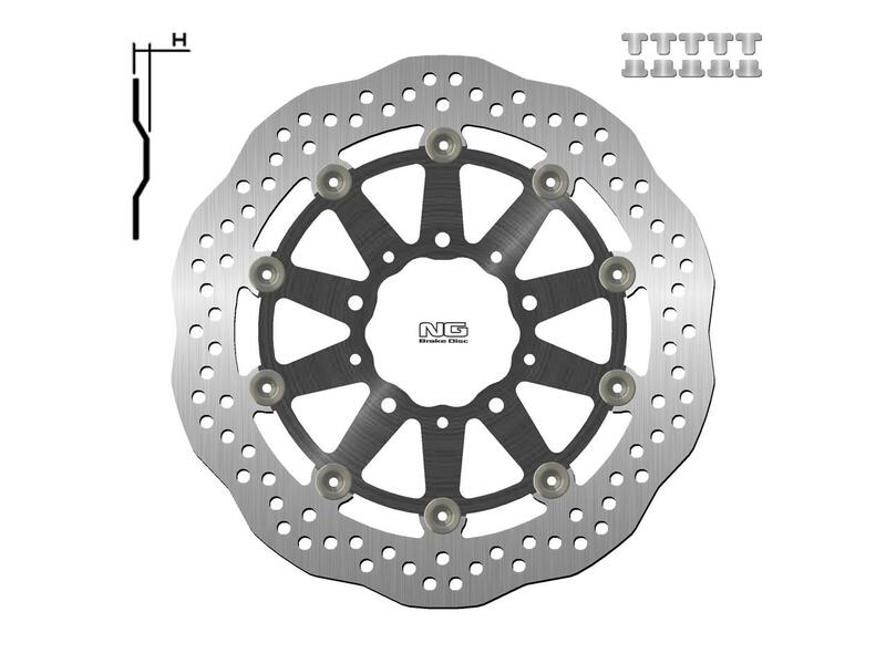 Kawasaki Vulcan S 650 [NG BRAKE DISC] - Bremsscheibe Wave schwimmend