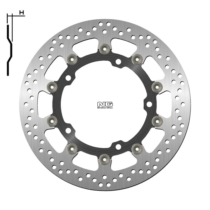 Triumph Sprint 1050 [NG BRAKE DISC] - pyöreä kelluva jarrulevy