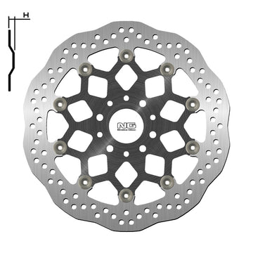 Ktm Duke 790 [NG BRAKE DISC] - Wave kelluva jarrulevy