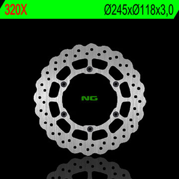 Yamaha Yz 426 [NG BRAKE DISC] - Wave-jäykkä jarrulevy