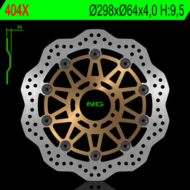 Yamaha Tdm [NG BRAKE DISC] - Wave kelluva jarrulevy