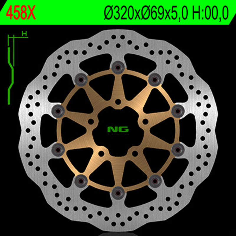 Suzuki Gsx-R 1000 [NG BRAKE DISC] - Bremsscheibe Wave schwimmend