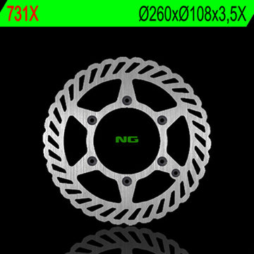 Gas Gas Ec 200 [NG BRAKE DISC] - Aaltojäykkä jarrulevy