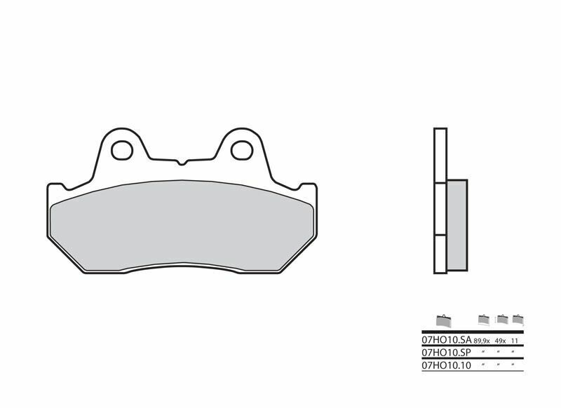 Honda CB 900 F2 Boldor [Brembo] - Jarrutyynyt