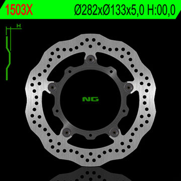 Yamaha Tracer 700 [NG BRAKE DISC] - Wave kelluva jarrulevy