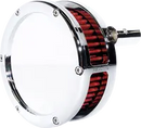 Harley-Davidson FXLR 1340 Low Rider Custom [1993-1994] - BA air filter kit - Surface: Chrome, Red - Image 6