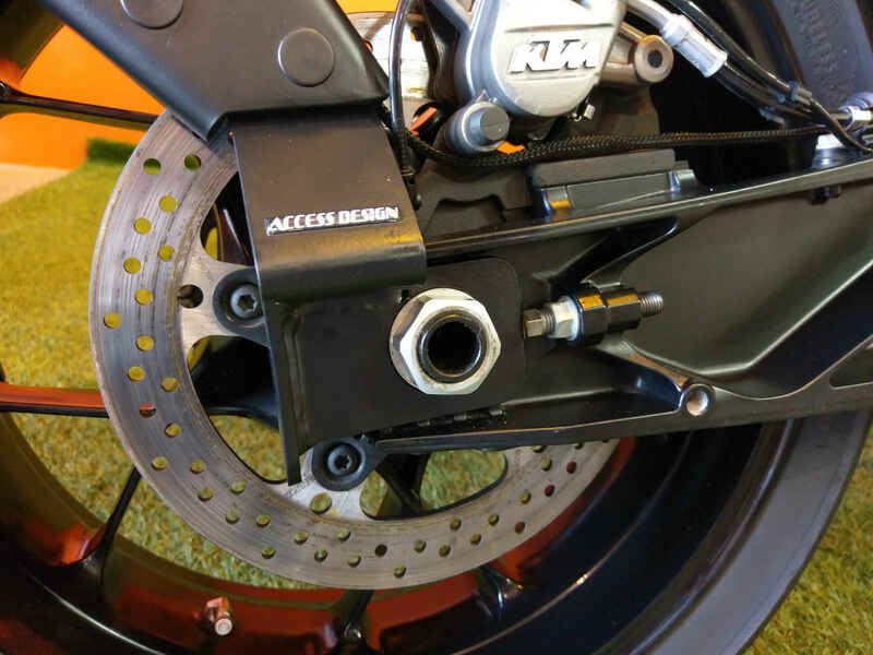 Ktm 890 Duke R [ACCESS DESIGN] - Kennzeichenhalter auf Radhöhe schwarz KTM Duke 790/890