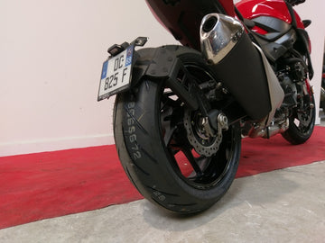 Suzuki Gsx-S 750 [ACCESS DESIGN] - rekisterikilven pidike pyörän korkeudella musta Suzuki GSX-S750