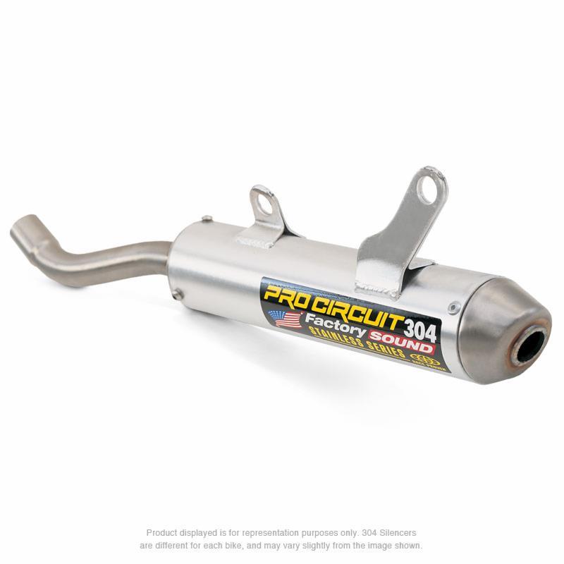Honda CR 500 R (PE 02) [1989-1990] - 2-stroke silencer PRO CIRCUIT 304 brushed aluminum Honda CR500R