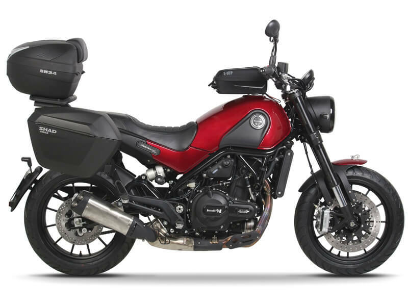 Benelli Leoncino 500 [SHAD] - Seitentaschen Halter Café Racer Benelli i