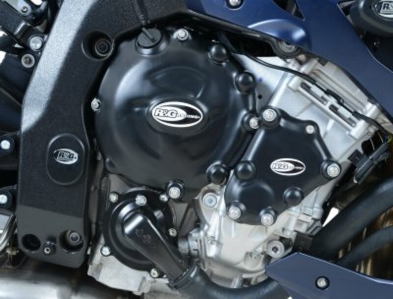 Bmw S 1000 RR 0507 [2010-2011] - Motorgehäusedeckelschutz-Set Schwarz BMW HP4/S1000R/RR