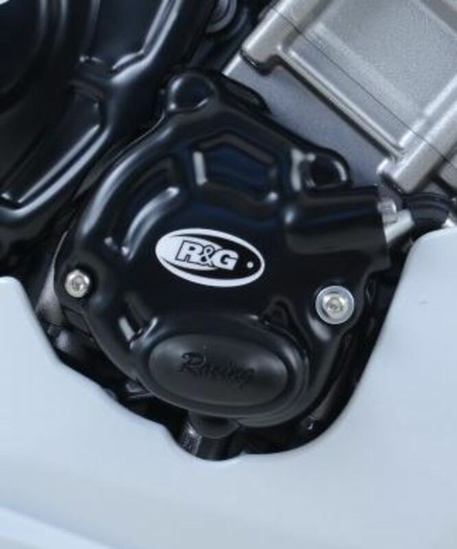 Yamaha YZF-R1 RN49 [2019] - Race Series Schwarz Rechts (Ölpumpe) Motorgehäusedeckelschutz Yamaha R1/R1M