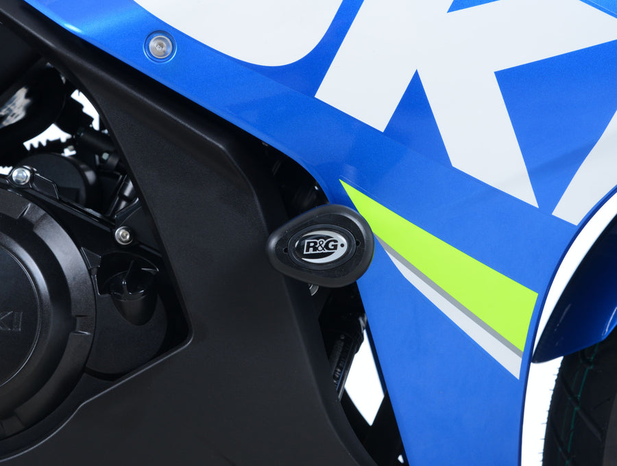 Suzuki DL 250 V-STROM ABS [2018-2021] - Aero Sturzpads schwarz (mit Bohrungsblende) Suzuki GSX250R
