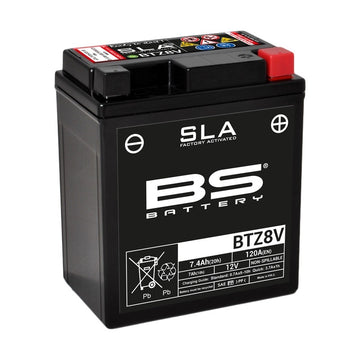 Honda Cmx 500 Rebel [BS BATTERY] - SLA Wartungsfreie Batterie Werkseitig aktiviert - BTZ8V