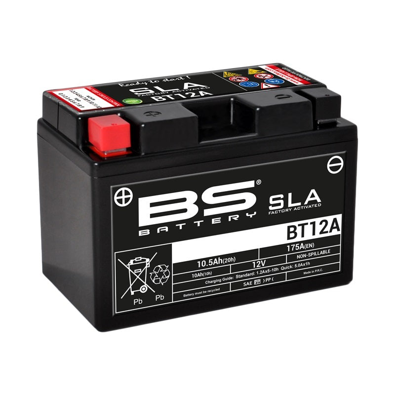 Aprilia Tuono V4 R [BS BATTERY] - SLA Wartungsfreie Batterie Werkseitig aktiviert - BT12A